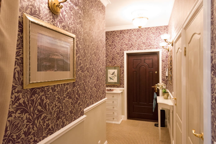 decorazione del corridoio in stile classico