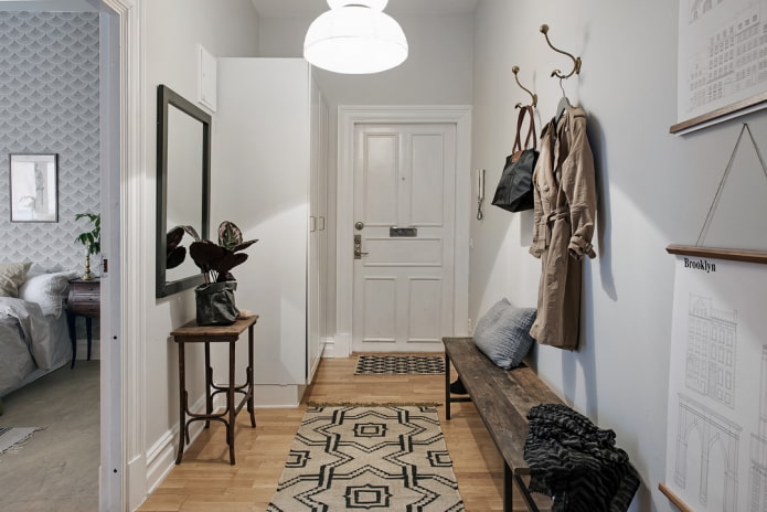 corridoio in stile scandinavo