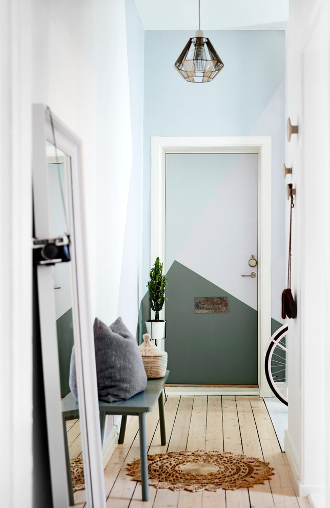 Decorazione del corridoio in stile scandinavo