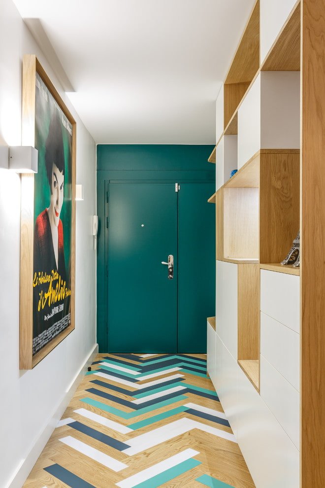Decorazione del corridoio in stile scandinavo