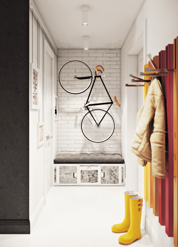 Design d'interni per corridoi scandinavi