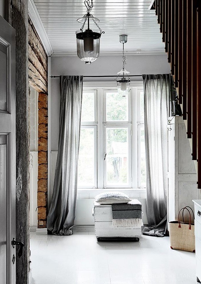 Design d'interni per corridoi scandinavi