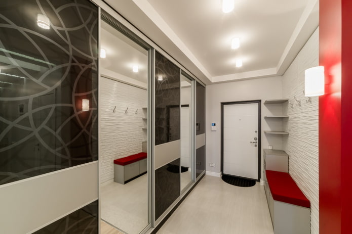 mobili per ingresso in stile high-tech