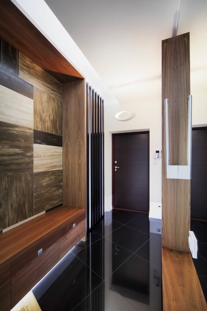 decorazione high-tech per il corridoio