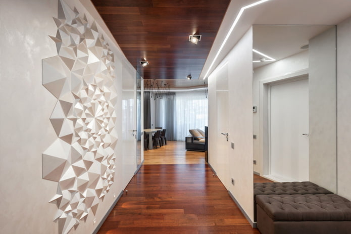 decorazione high-tech per corridoio