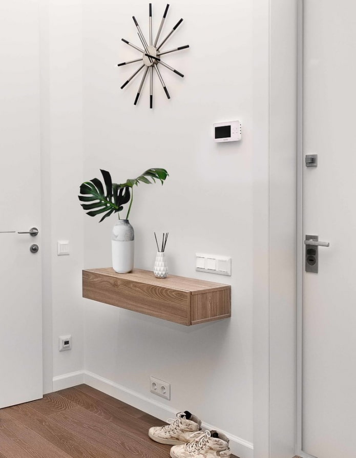 decorazione dell'interno del corridoio in stile hi-tech