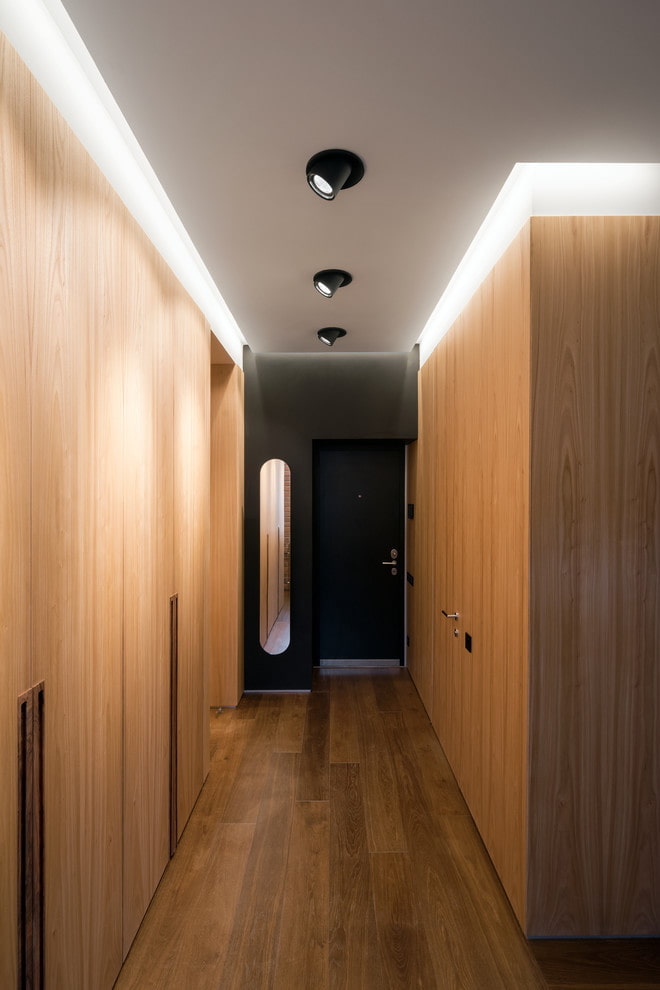 design del corridoio in stile high-tech