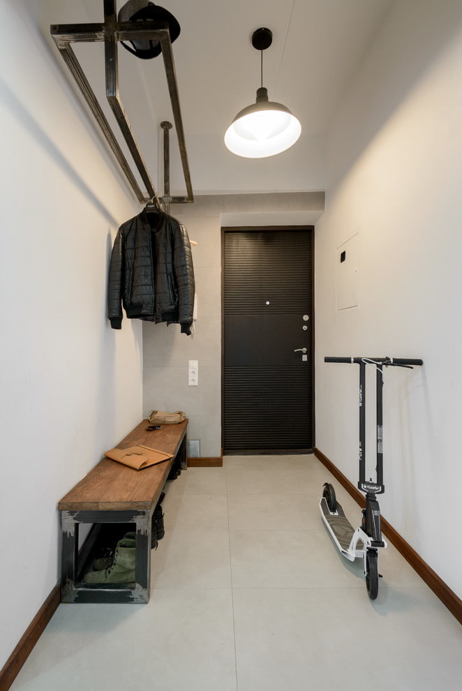 design del corridoio in stile loft