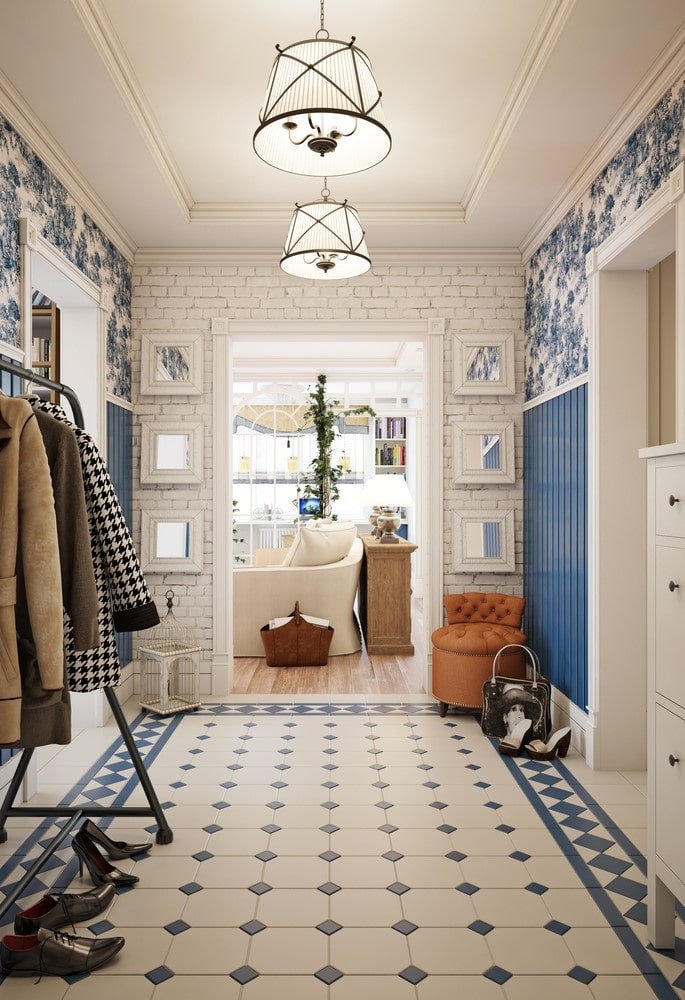 decorazioni e accessori per l'interno dell'ingresso in stile provenzale