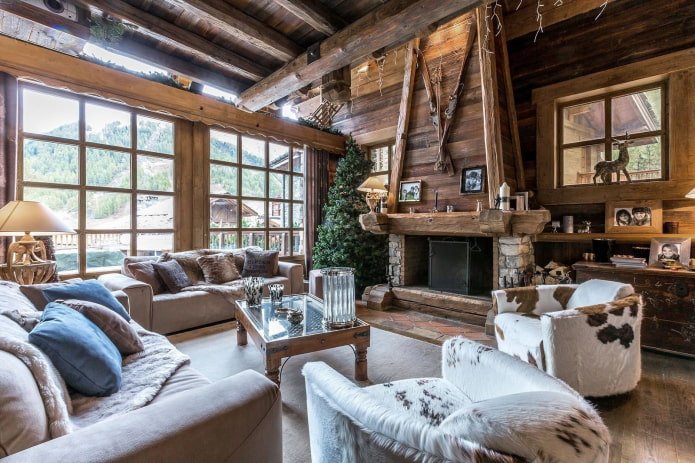 soggiorno dello chalet