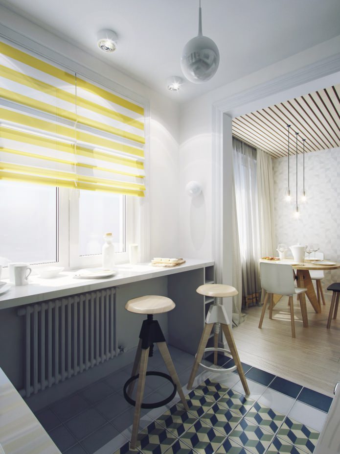 bancone bar sul davanzale