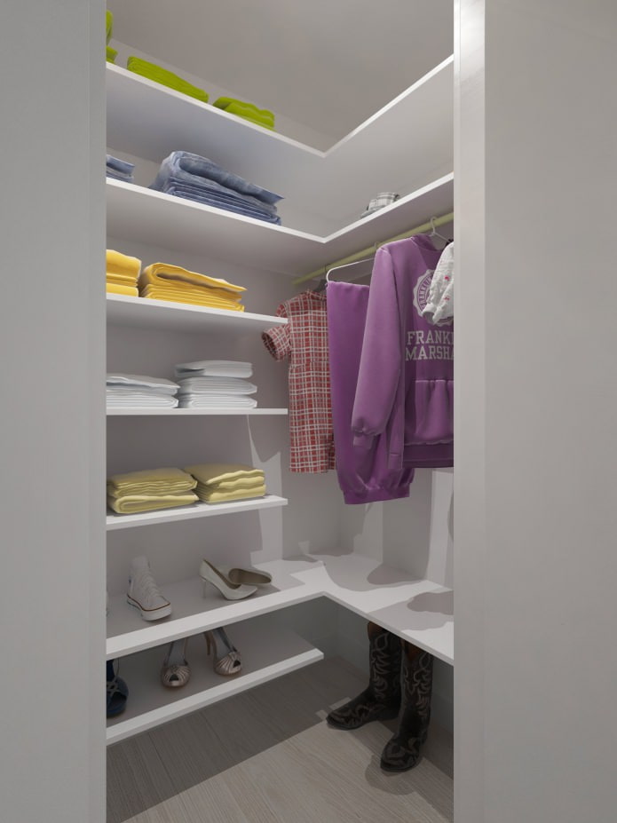 interno di un piccolo spogliatoio