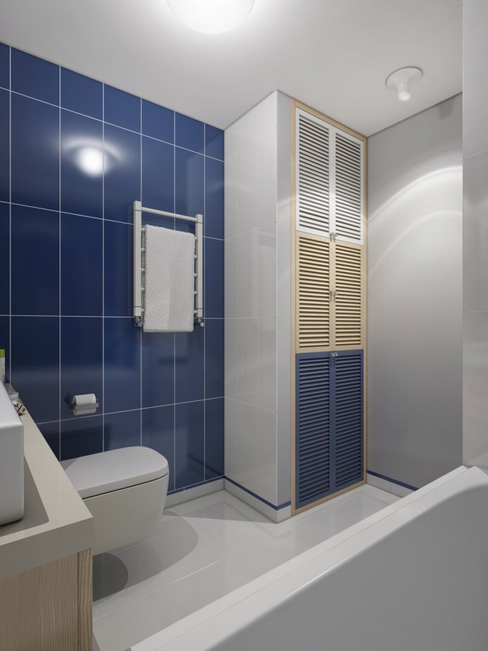 interno di un bagno con WC