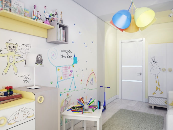 interno della camera per bambini