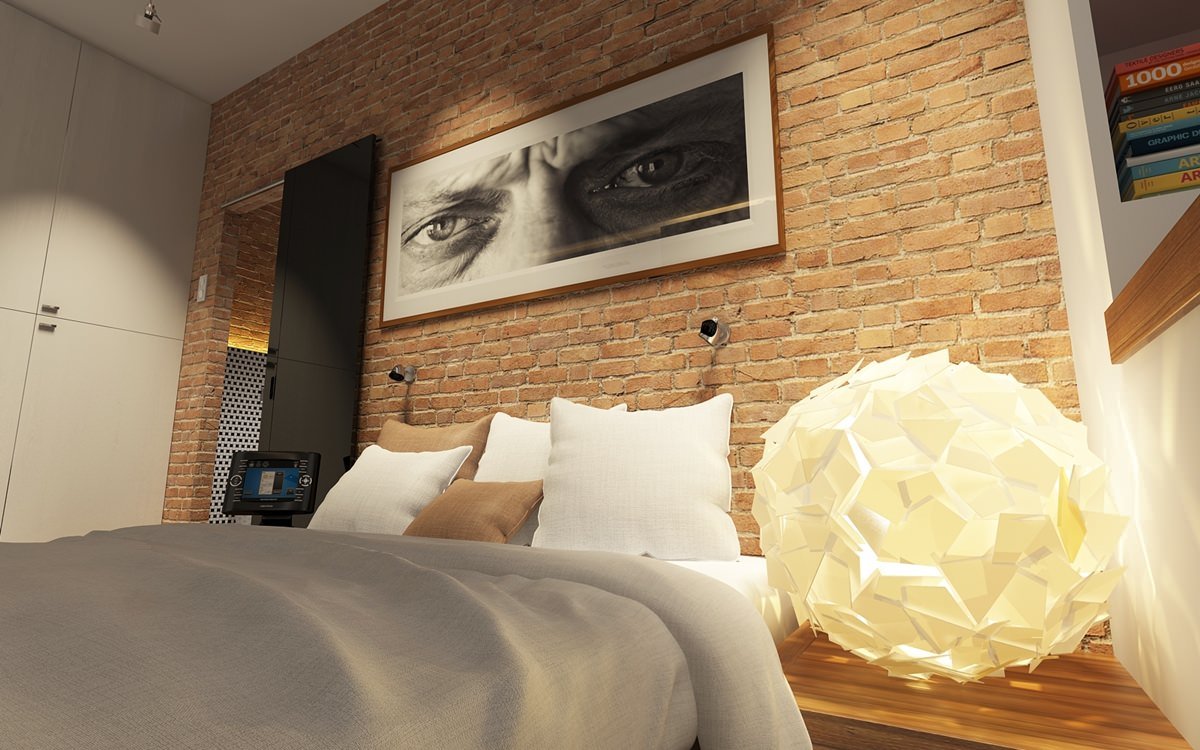 camera da letto in studio