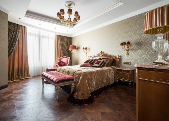 pouf per interni in stile classico