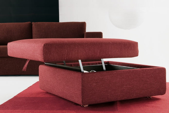 pouf trasformabile per interni