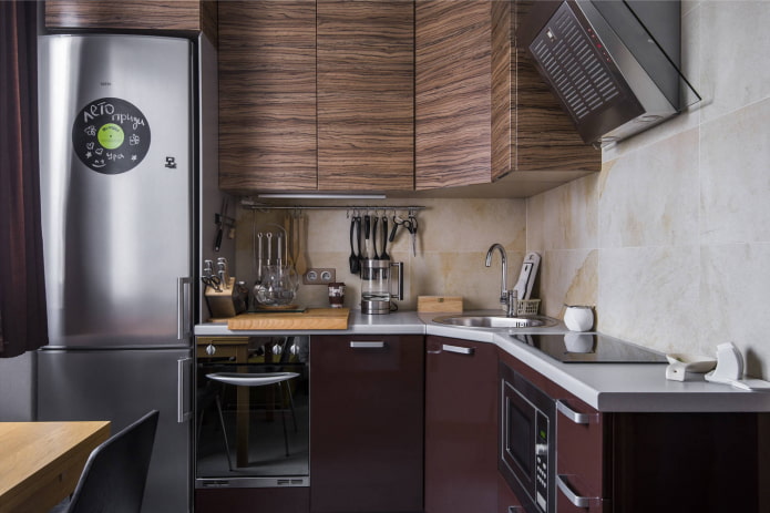 piccola cucina a L