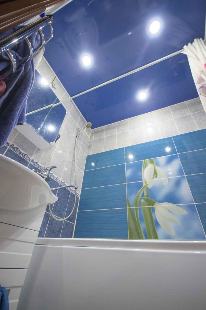 plafoniera in bagno