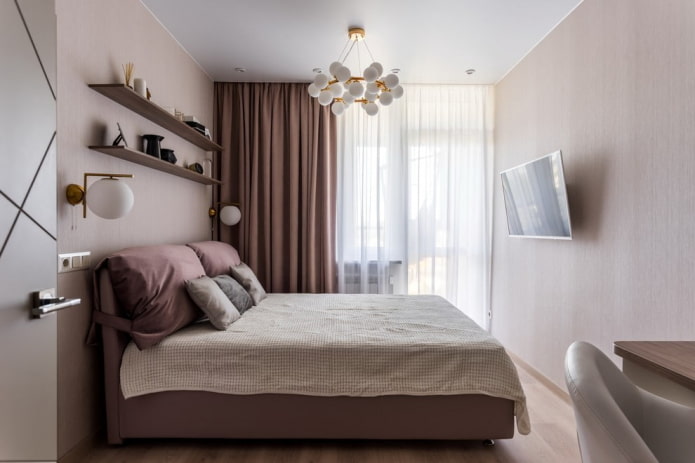 mensole sopra il letto