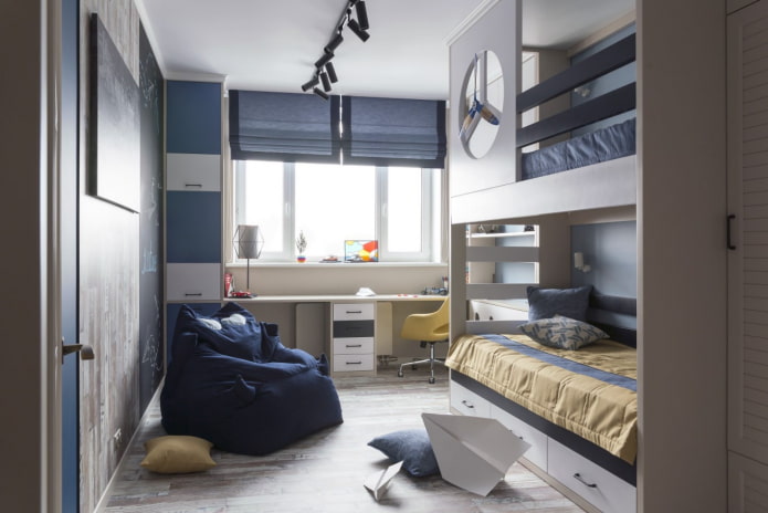 letto a castello nella cameretta