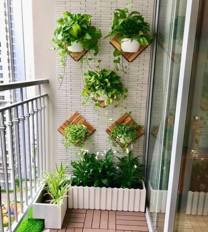 Giardinaggio sul balcone