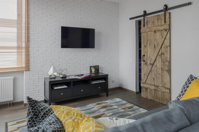 porte scorrevoli da fienile all'interno