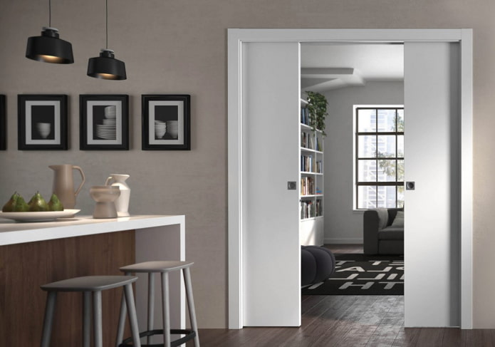 porte scorrevoli all'interno