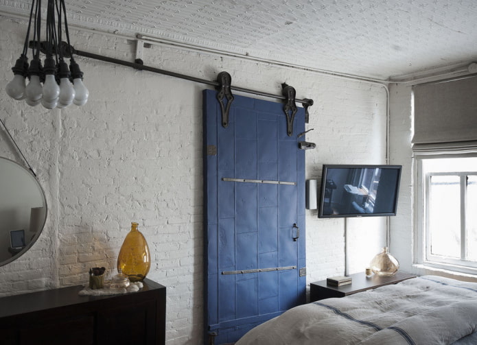 pannelli scorrevoli in stile loft