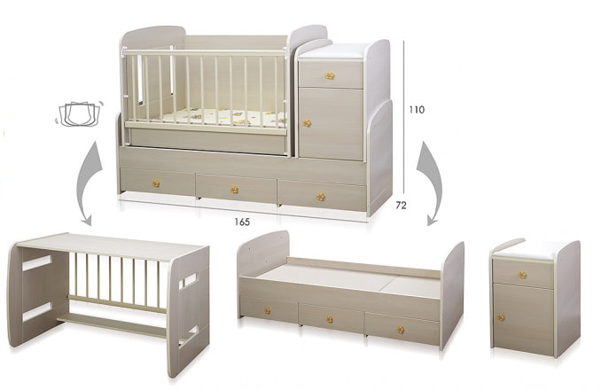 Dimensioni di un letto trasformabile per bambini