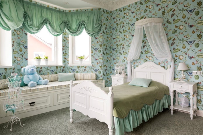 letto singolo all'interno