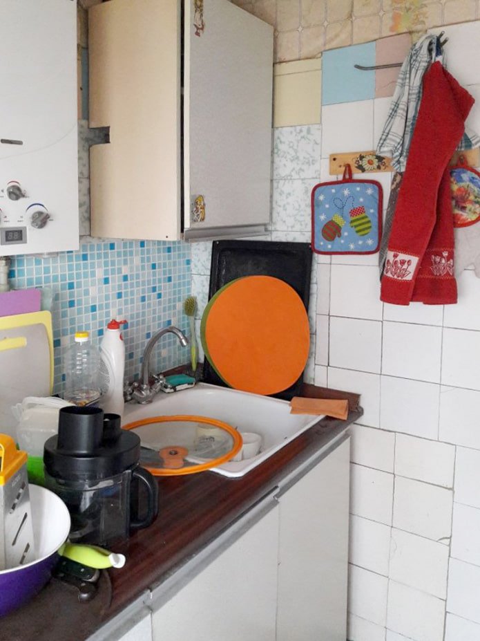 Cucina prima della ristrutturazione