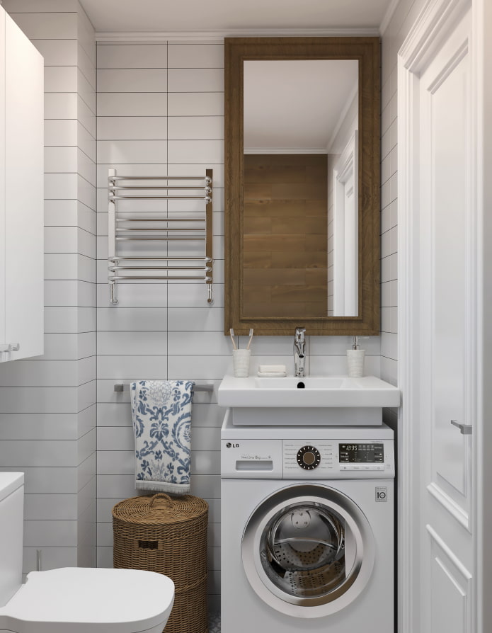 bagno in un edificio di Krusciov