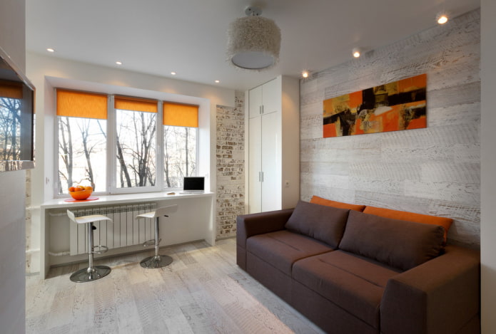 design e decorazione di un appartamento in una Krusciovka