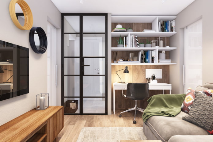 design e decorazione di un appartamento in una Krusciovka