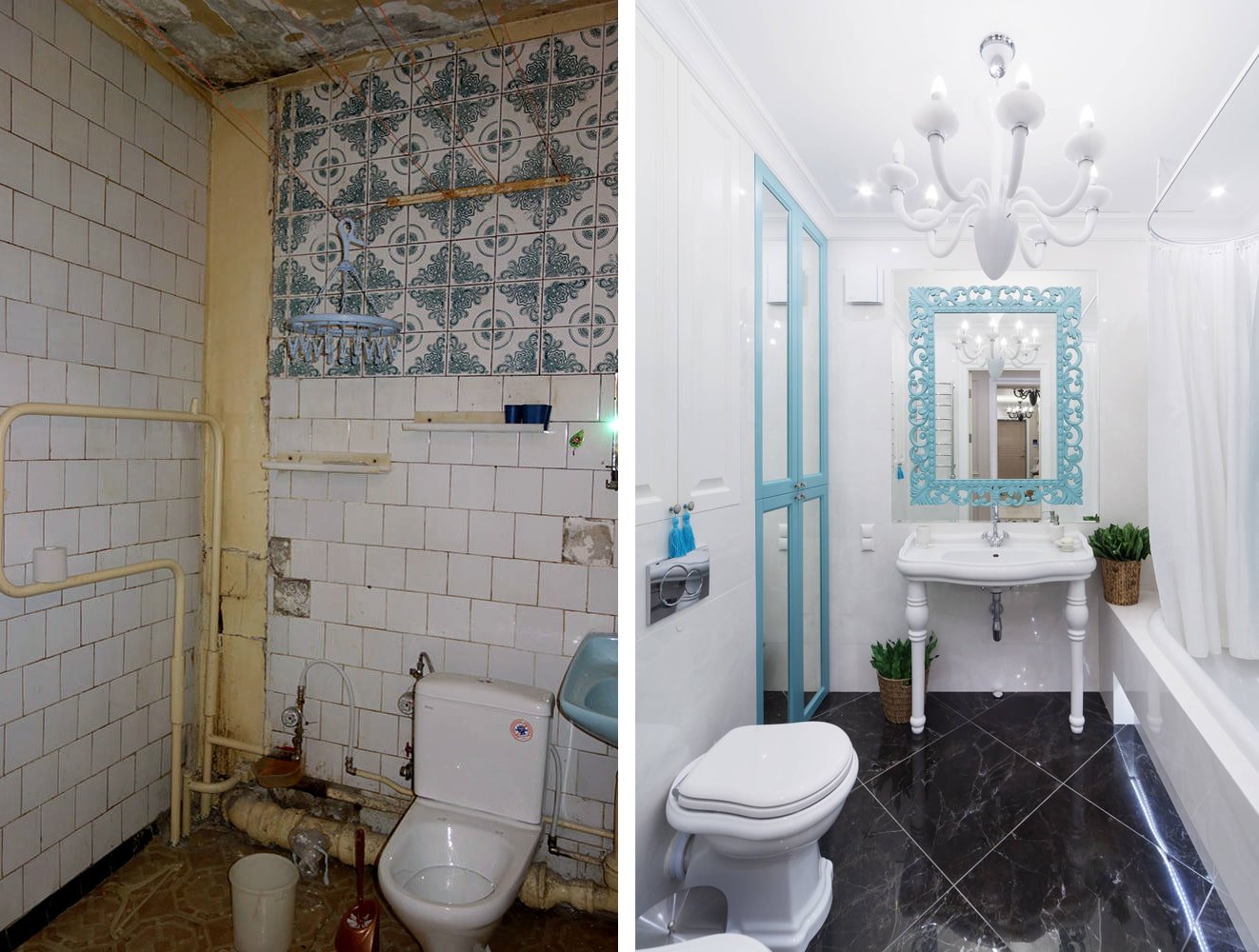 10 esempi di ristrutturazione del bagno con foto prima e dopo