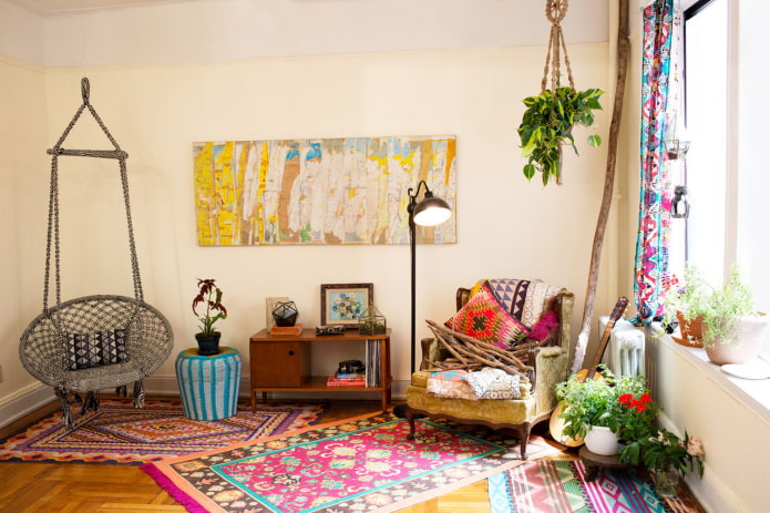 interno in stile anni '60