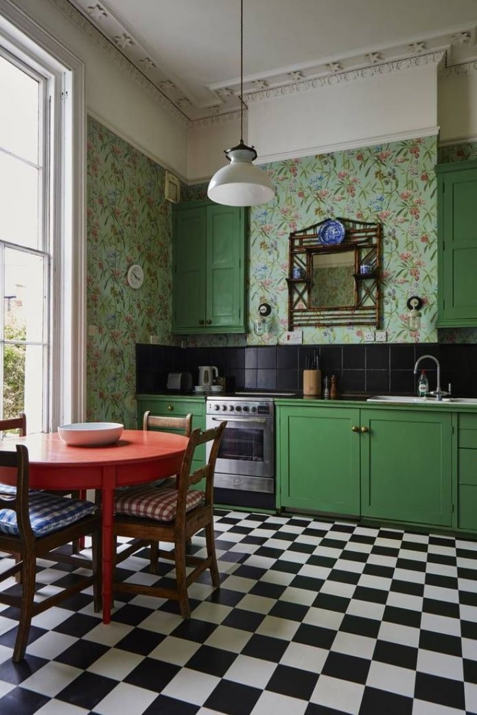 cucina in stile retrò
