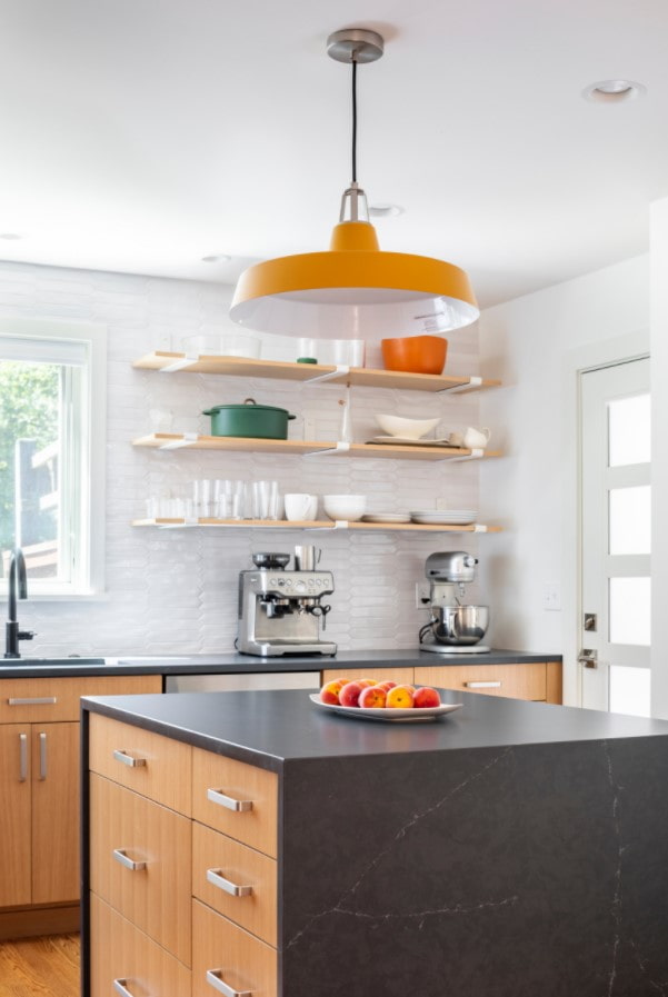 lampadario retrò in cucina