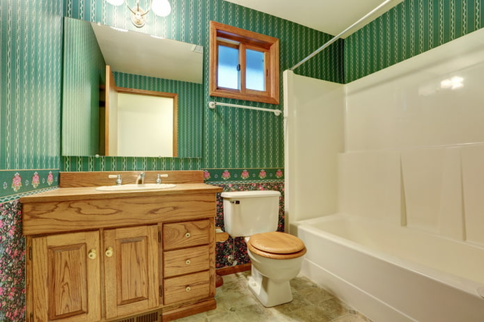 bagno in stile retrò