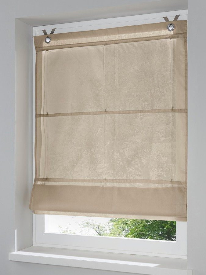 Tenda romana con allacciatura con cinture