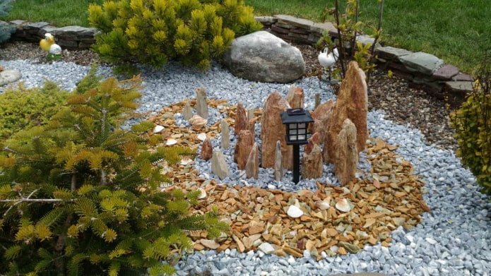 decorazioni per giardino roccioso giapponese