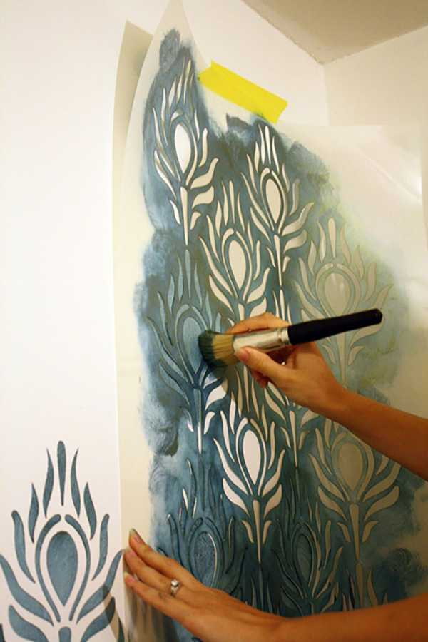 dipingere con uno stencil