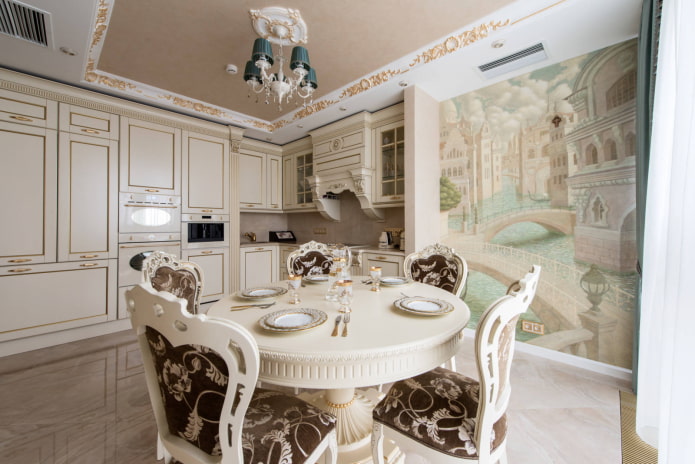 affresco in cucina