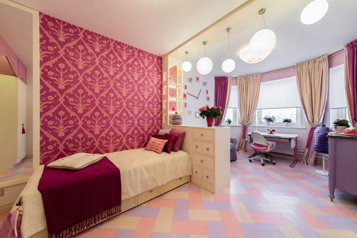 cameretta rosa per bambini