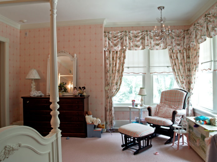 carta da parati shabby chic