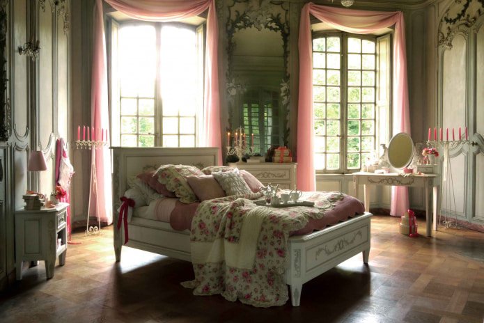 Stile provenzale in camera da letto