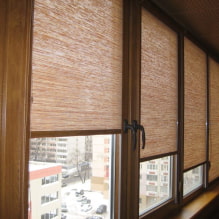 Tende a rullo per balcone o loggia: tipologie, materiali, colore, design, fissaggio-3