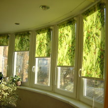 Tende a rullo per balcone o loggia: tipologie, materiali, colore, design, fissaggio-8