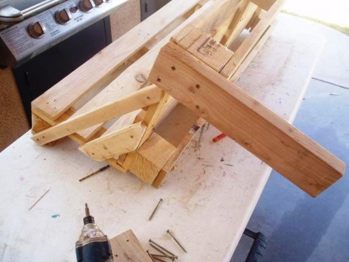assemblaggio delle gambe